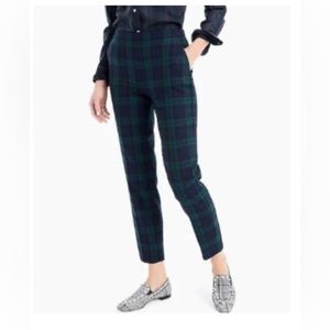 J. Crew Tartan Martie Crop Pants Sz 2